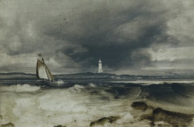 Lighthouse by Peder Balke