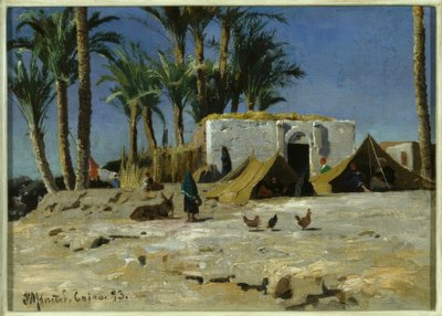 Bedouin Camp in Cairo by Peder Monsted