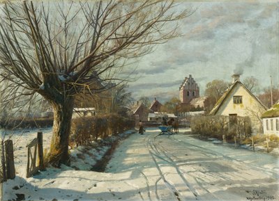 Hoje Taastrup Church, Outside Copenhagen by Peder Monsted