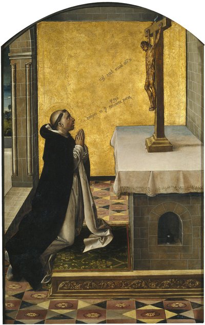 Saint Peter Martyr at Prayer by Pedro Berruguete