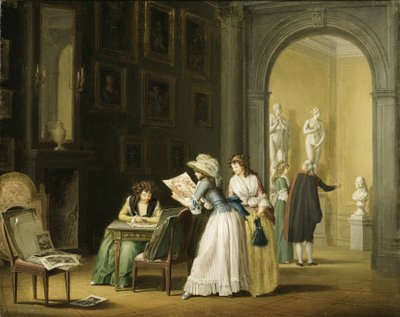 Interior from an Art Collection by Pehr Hilleström