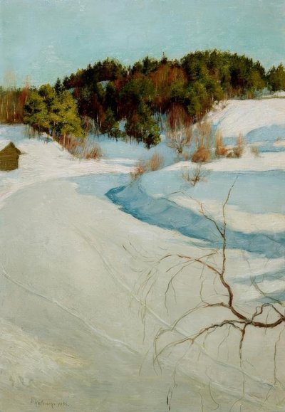 Winter Landscape near Myllykyla by Pekka Halonen