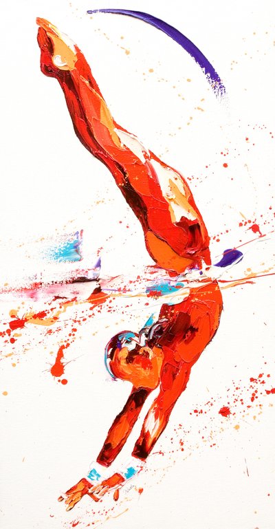 Gymnast Three by Penny Warden