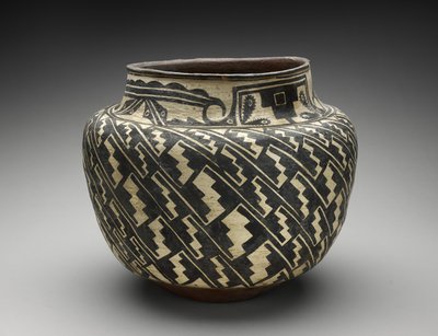 Jar with Step Motif by People Zuni