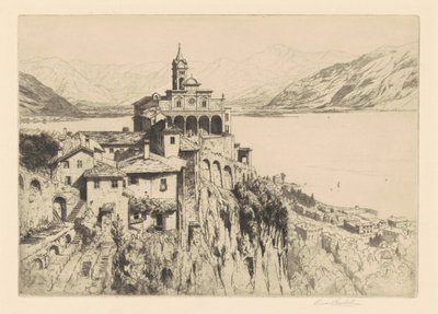 Santa Maria del Sasso, Locarno by Percival Gaskell