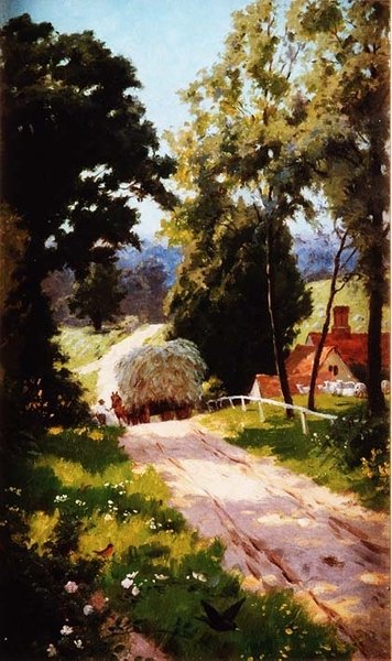 The Hay Cart by Percy Tarrant