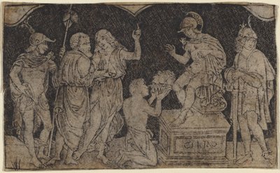Artaxerxes Receiving the Head of Cyrus by Peregrino da Cesena