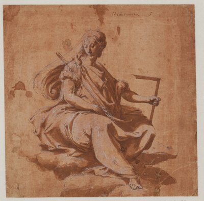 Personification of Stereometry by Perino del Vaga