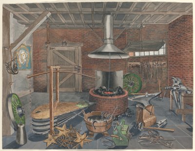 Blacksmith Shop by Perkins Harnly