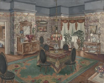 Dining Room by Perkins Harnly