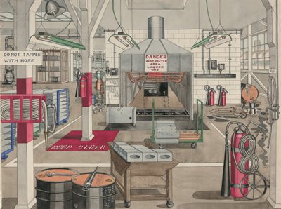 Japan Lacquer Dipping Vat, 1946 by Perkins Harnly