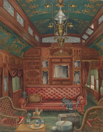 Pullman Coach, c. 1940 by Perkins Harnly