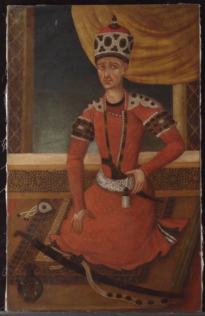 Aga Muhammad Khan Qajar by Persian School