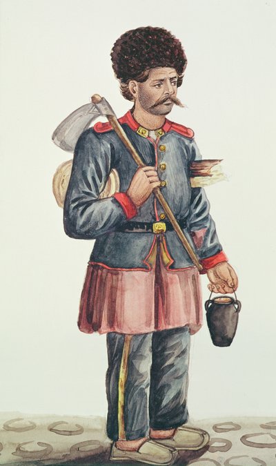 Street vendor by Persian School