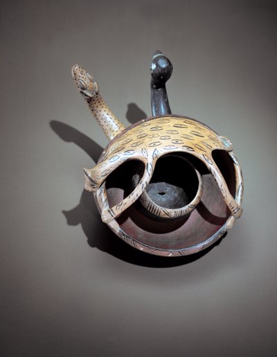 Double Serpent Bowl by Peruvian School