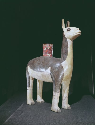 Llama effigy vessel, Nazca Culture by Peruvian School