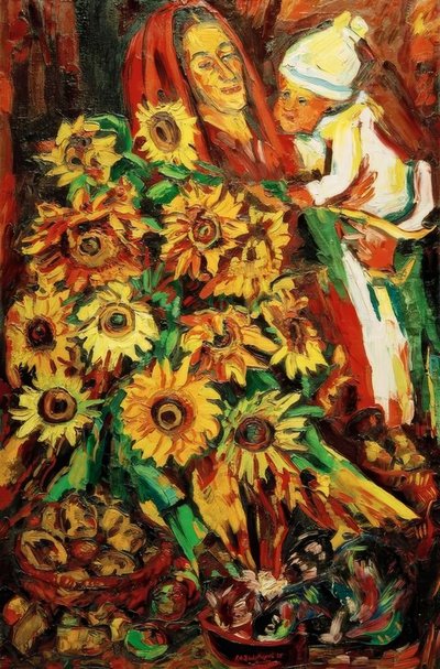 Hanna and Vincent by Peter August Böckstiegel