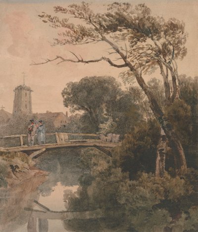 The Old Bridge by Peter DeWint