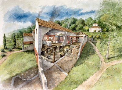 Lullingstone Roman Villa by Peter Dunn