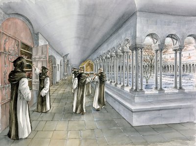Rievaulx Abbey, 13th Century by Peter Dunn