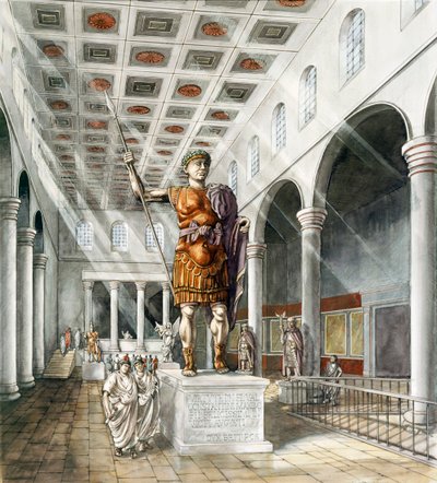 York Roman Basilica by Peter Dunn