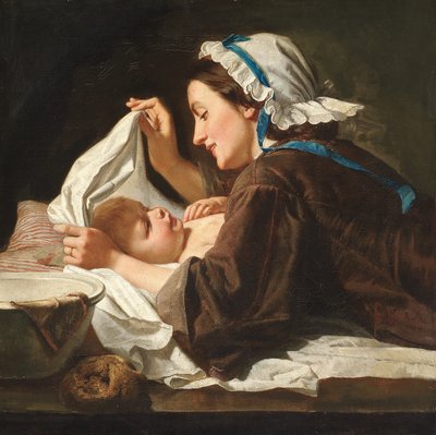 Mother and Child by Peter Fendi