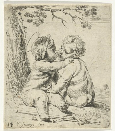 Christ and John the Baptist as Children by Peter Franchoys