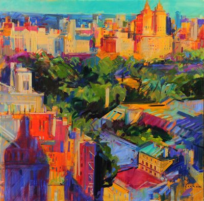 Above Central Park by Peter Graham (Contemporary)