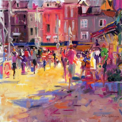Honfleur Promenade by Peter Graham (Contemporary)
