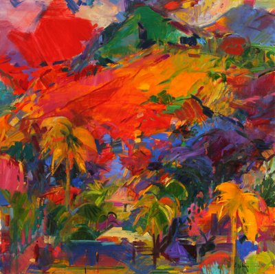Polynesian Landscape by Peter Graham (Contemporary)