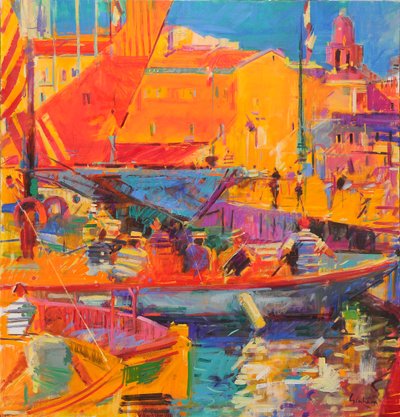 Saint Tropez in May 2020 by Peter Graham (Contemporary)