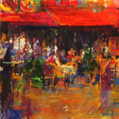 Table at Villefranche by Peter Graham (Contemporary)
