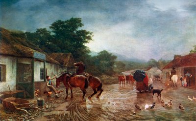 A Rainy Day, 1870, 1912 by Peter Graham