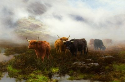 Moorland and Mist by Peter Graham