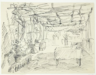 Pergola in Pompeii by Peter Hansen