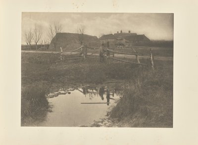A Marsh Farm by Peter Henry Emerson