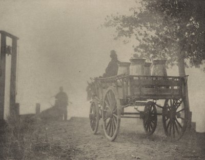 At the Ferry–A Misty Morning by Peter Henry Emerson