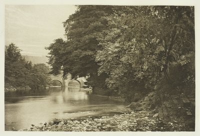 Rowsley Bridge, on the Derwent by Peter Henry Emerson