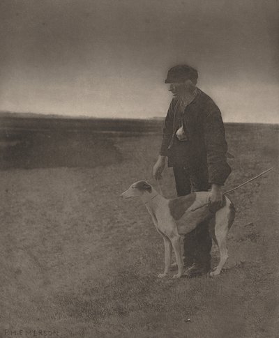 The Poacher-A Hare in View by Peter Henry Emerson