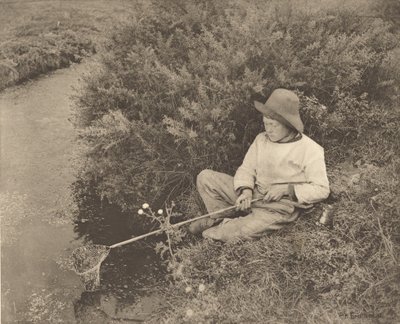 The Stickleback Catcher by Peter Henry Emerson