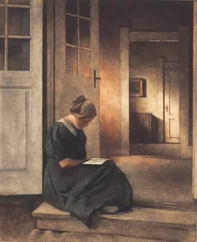 The Garden Door by Peter Vilhelm Ilsted