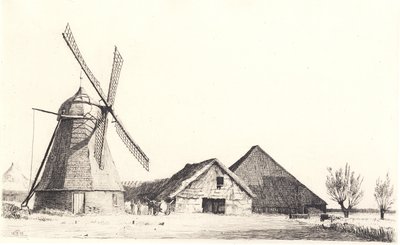 Mill and Brickworks by Peter Vilhelm Ilsted