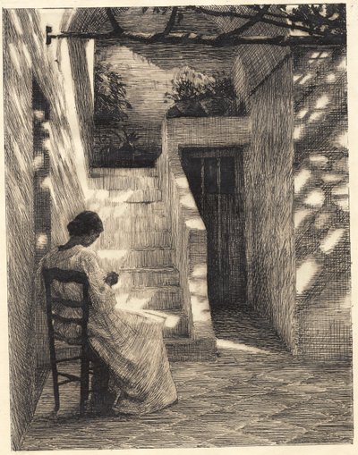 Under the Vine Leaves by Peter Vilhelm Ilsted