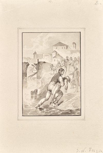 Rescue of a Drowned Boy by Peter Johann Nepomuk Geiger