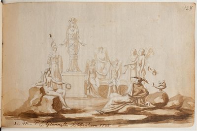 Allegory with Figures by Peter Leonhard Gianelli