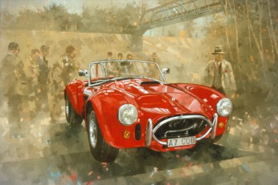 Cobra at Brooklands by Peter Miller
