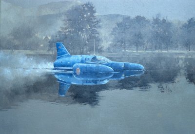 Donald Campbell and Bluebird by Peter Miller