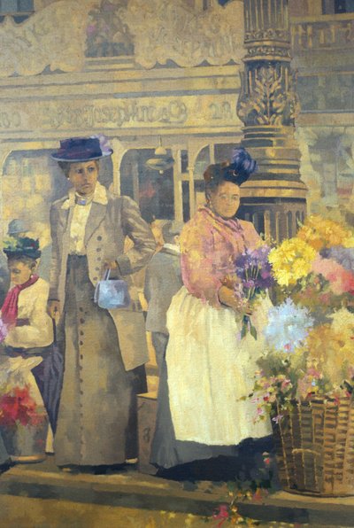 Flower Seller, London by Peter Miller