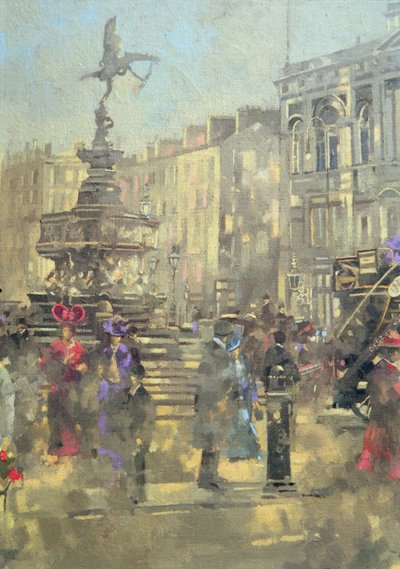 Piccadilly Circus c.1890 by Peter Miller