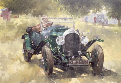 The Green Bentley at Althorp by Peter Miller